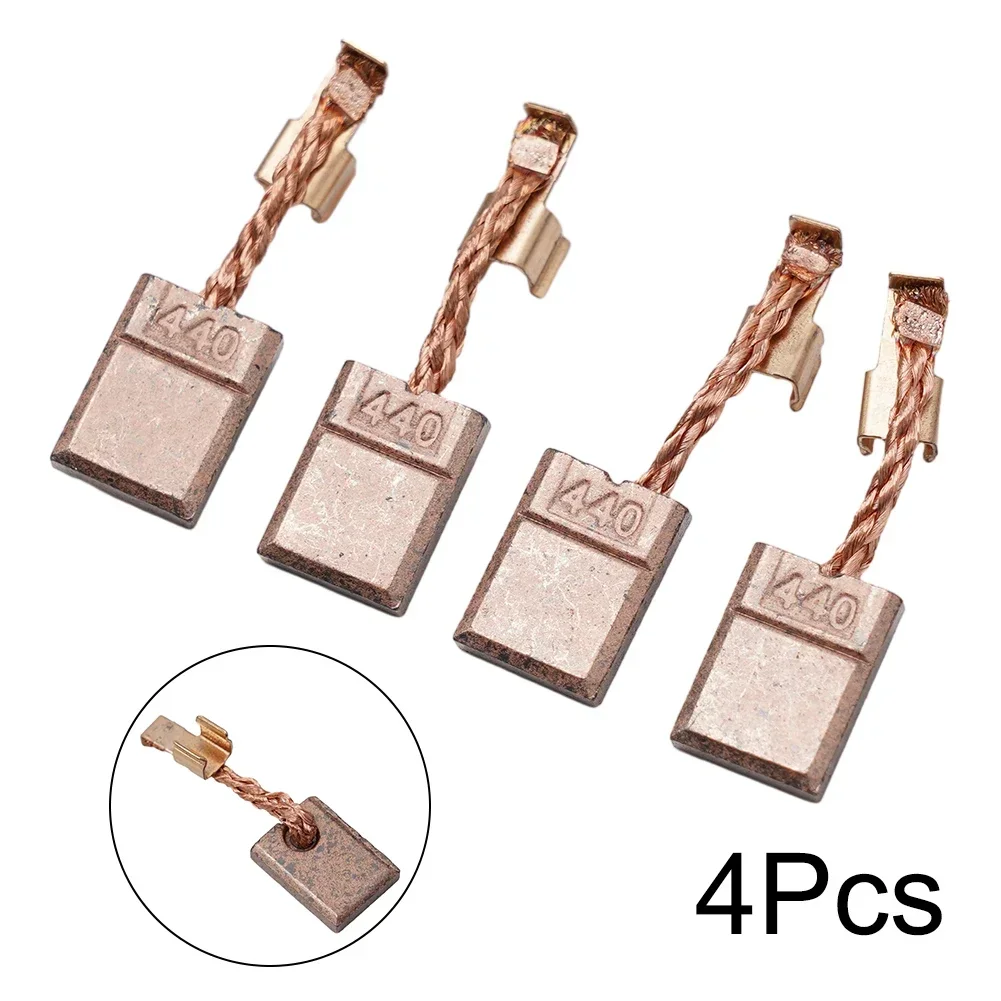 4 Pcs Carbon Brushes For Makita CB-440 CB-448 CB-436 195021-6 194427-5 Vacuum Cleaner Household Vacuum Cleaner Replacement Spare