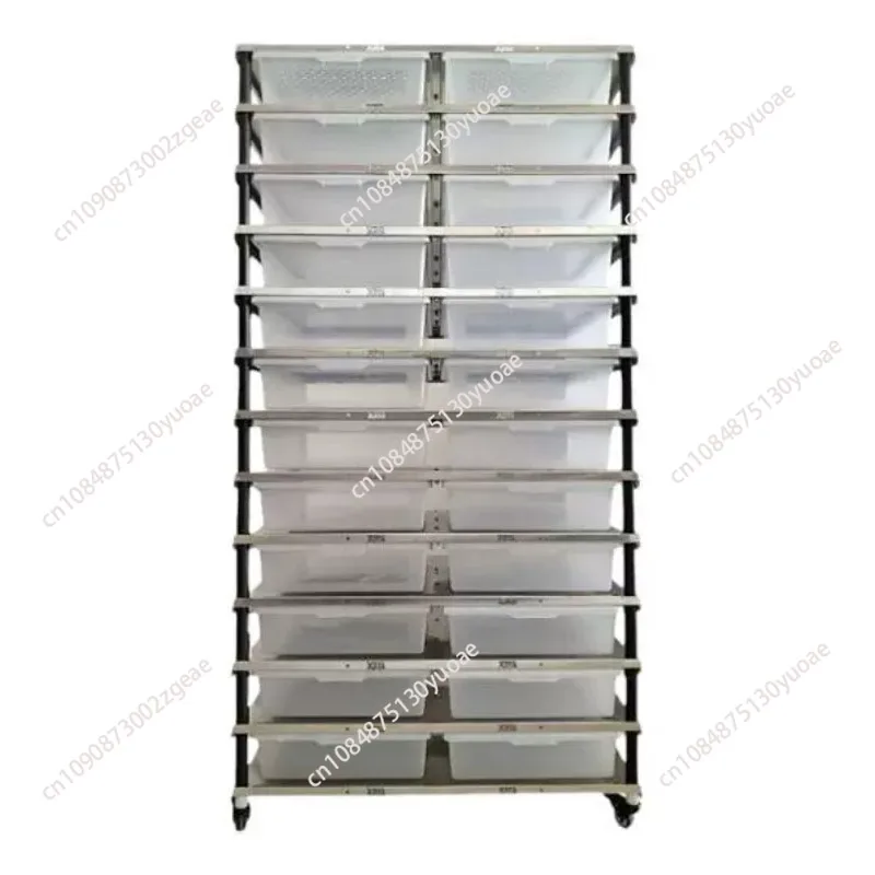 Stainless Steel Snake Rack System for Ball Python - Multi-Tier Breeding Rack with Hide Box, 403/201 Enclosure for Reptile Pet