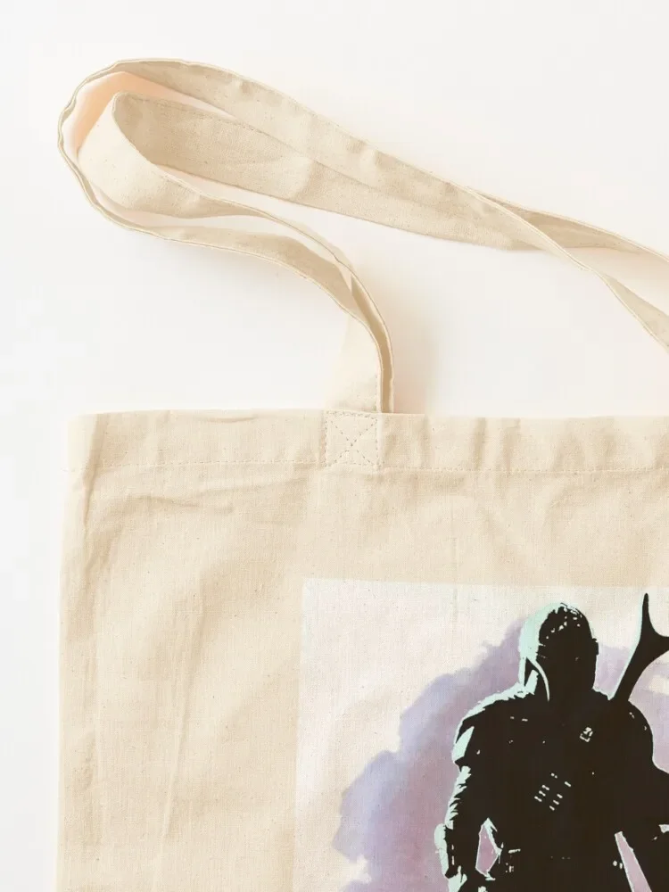 MANDO ‘This is the Way’ Western Poster Retro Vintage Tote Bag hand bag supermarket folding bag Lady bags