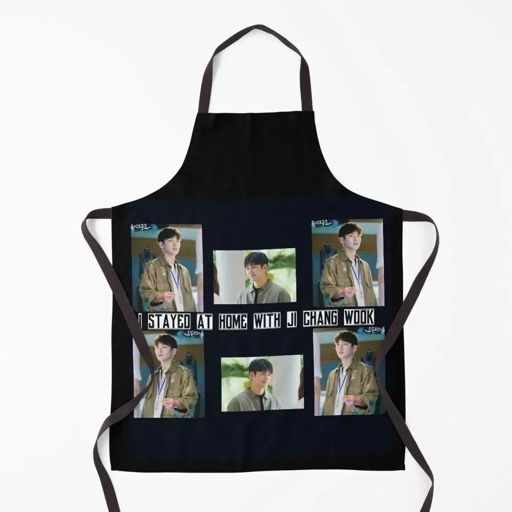 

Ji Chang Wook [ISH] Series Apron Smock for hairdressing Useful Things For Kitchen kitchen clothes Apron