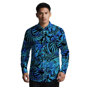 Vêtements de plage hawaïens Logo personnalisé Samoan imprimé...