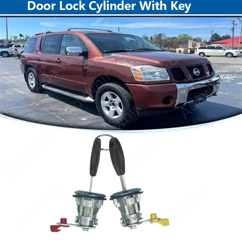 

Цилиндр дверного замка автомобиля с комплектами ключей H0600-3J125 H06003J185 для Nissan Altima Frontier Pathfinder Xterra H06000W000