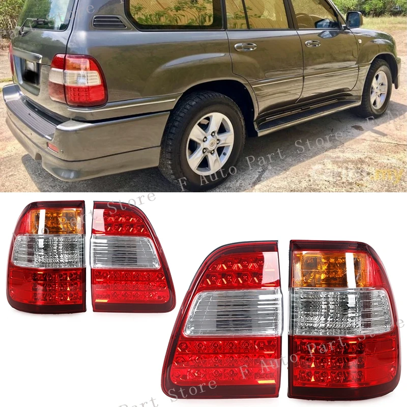 

Car Rear Bumper Tail Light Brake Stop Reverse Lamp For Toyota Land Cruiser 100 LC100 1998 1999 2000 2001-2005 Taillight Taillamp
