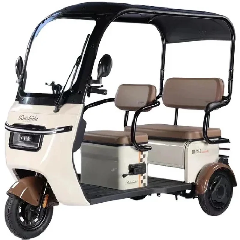 

3-колесный пассажирский электрический велосипед, трехколесный велосипед, самокат с трехколесными велосипедами на крыше для взрослых и детей