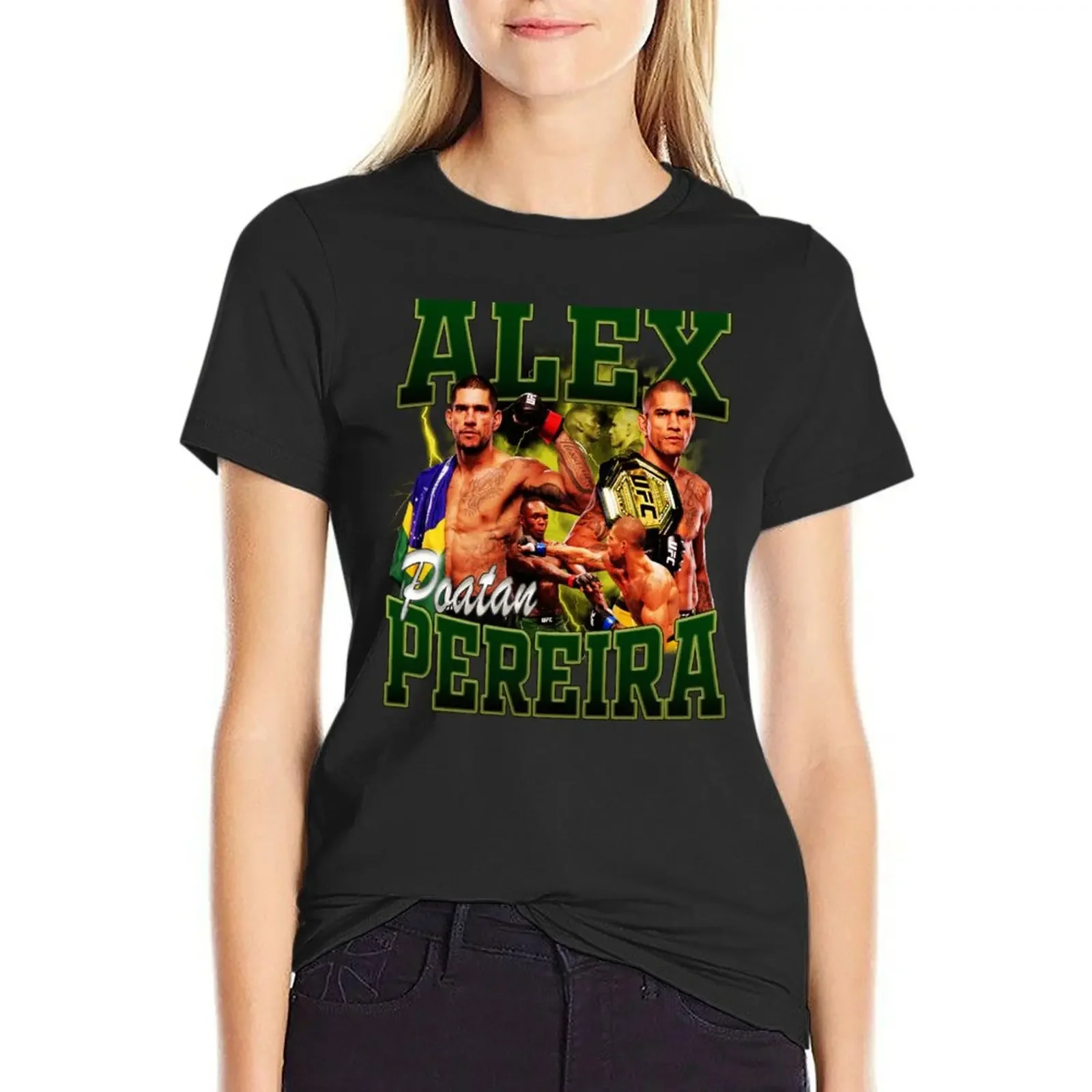Alex Pereira Bootleg T-shirt vintage clothes shirts graphic tees fashion woman blouse 2024