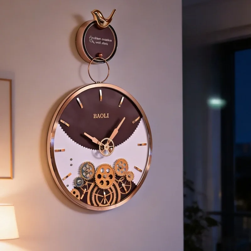 Modern Wall Clock Luxury Decorative Wall Watch Silent Aesthetic Mural Clocks Minimalist Elegant Living Room Art Watches Decor