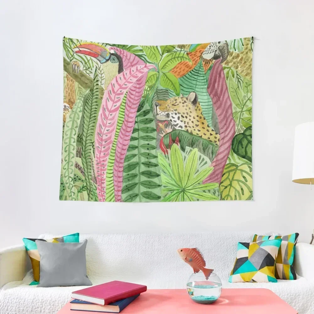 

Jungle Animals Tapestry Decorations For Room Wall Art Decoration Aesthetic Tapestry