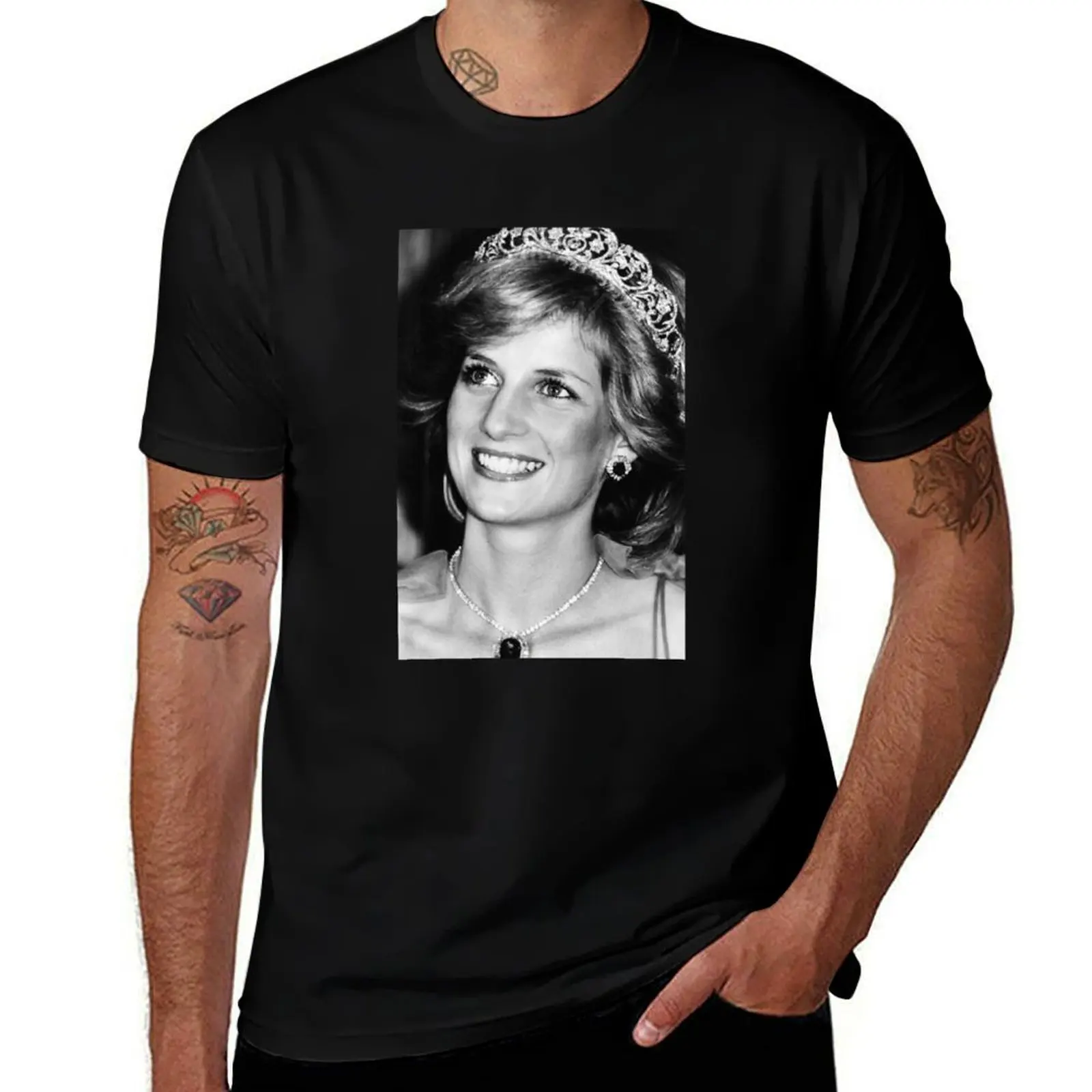 Princess diana strong women T-Shirt Basic Plain Tee for Spring and Summer