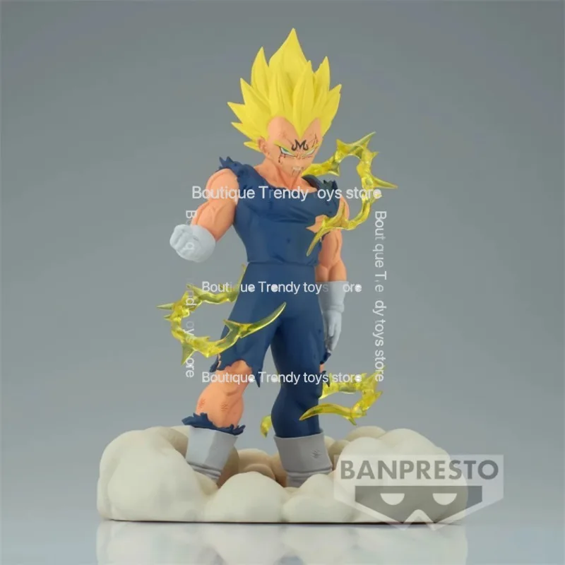

Bandai Original Banpresto Anime Dragon Ball Z History Box Majin Vegeta PVC Action Figure Collection Model Toys