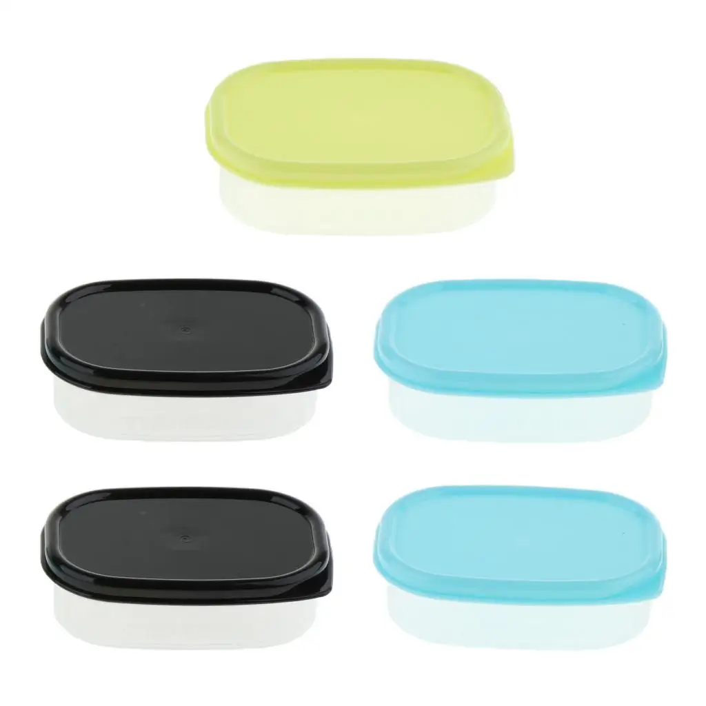 

Портативный пластиковый ящик для хранения окружающей среды, органайзер, чехол, 5 шт.