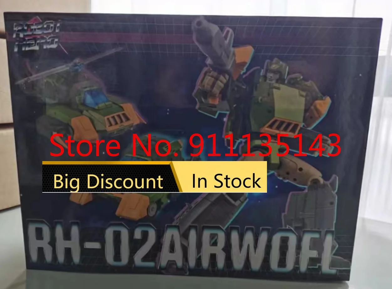 

RobotHero Rh-02 Robot Hero Rh02 Airwolf Springer Spring In Stock