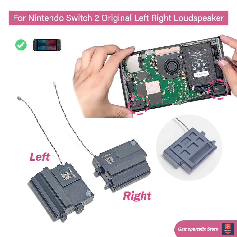 

Original for Nintendo Switch 2 Game Console Replacement Part NS2 Speaker Left Right Loudspeaker High Quality Speakers