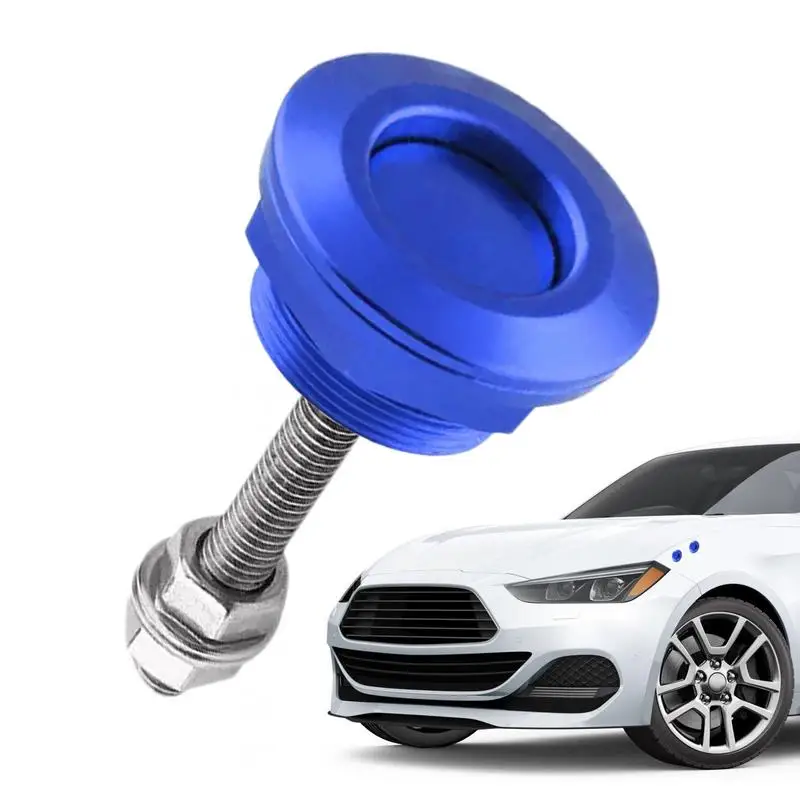 

Hood Pins Kit For Car Aluminum Quick Release Small Hood Lock For Cars Automotive Accessories Heat Resistant Button Type Hood