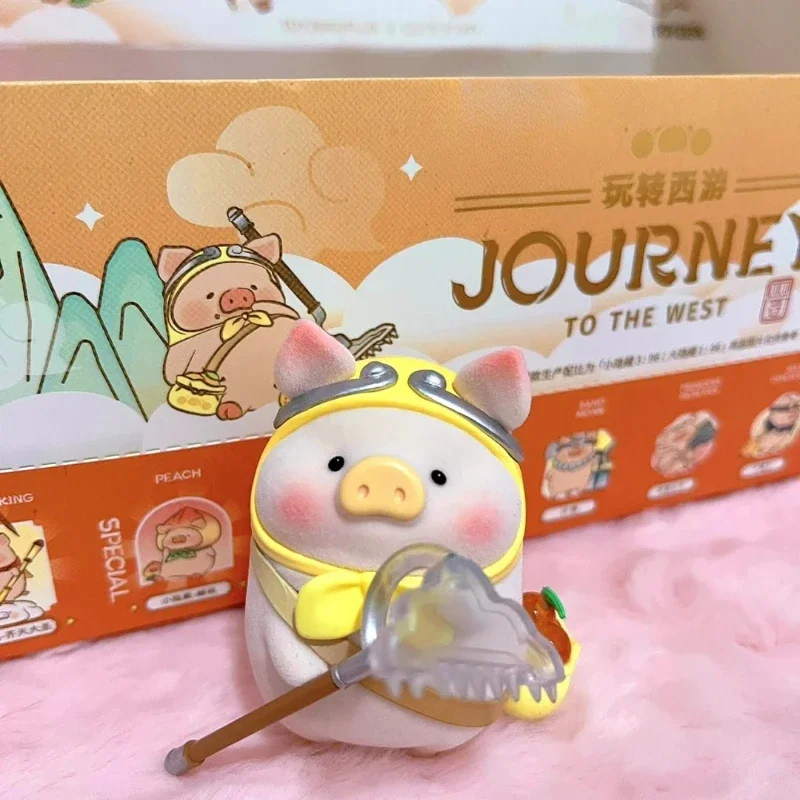 Lulu The Piggy Journey to the West Blind Box Toys Kawaii Cartoon Piggy Actionfigur Modellpuppe Überraschungsgeschenke Schreibtischkollektion