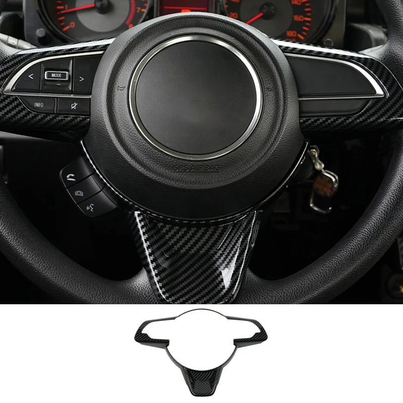 

Car Steering Wheel Button Decorative Sticker scratch-resistant Auto Interior Styling Accessories for Jimny Jb64 Jb74 Jb64W 2025