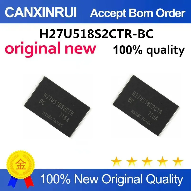 H27U518S2CTR-BC H27U518S2CTR original memory chip TSOP48 package can be directly shot