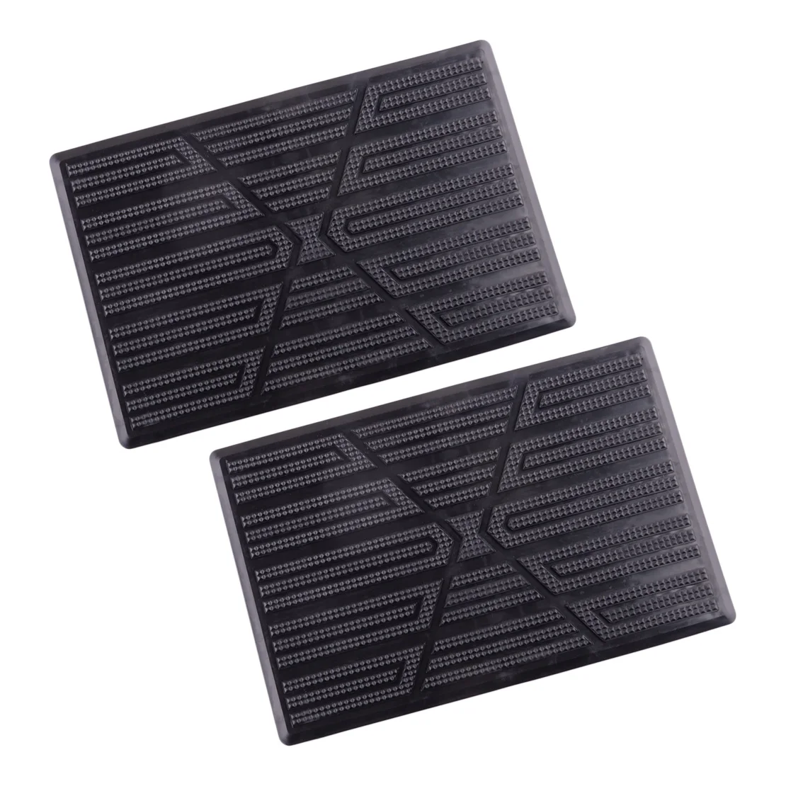 

2Pcs Waterproof Wear resistant Durable Car SUV Pickup Floor Foot Pedal Heel Patch Carpets Mats Plates Pads Universal