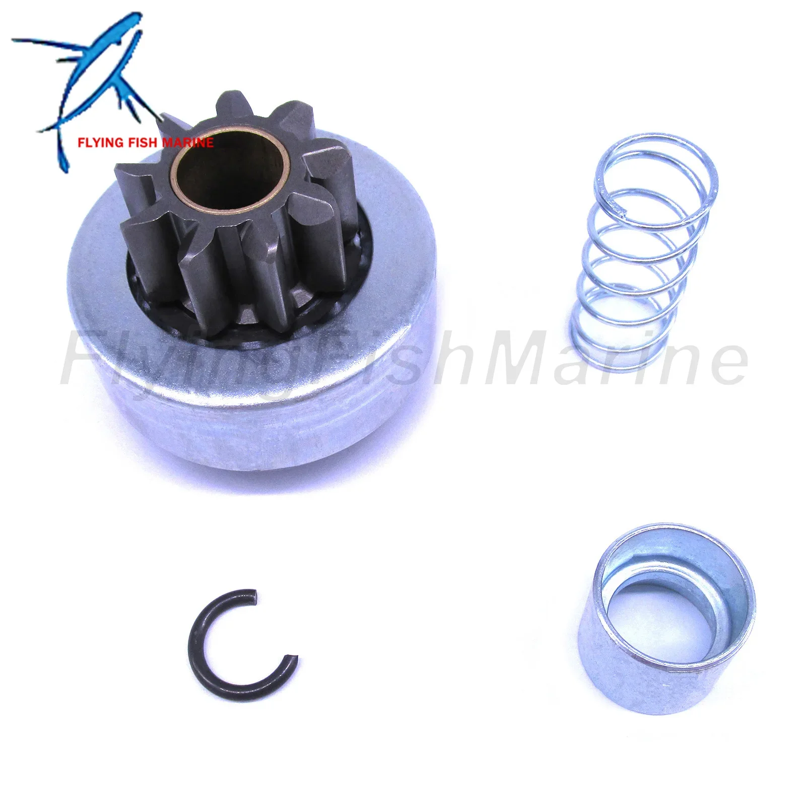 6E5-81807-11 Starter Drive Gear for Yamaha Outboard Engine 115HP 130HP 150HP 175HP 200HP for ARCO DV526, 9 Boat Motor