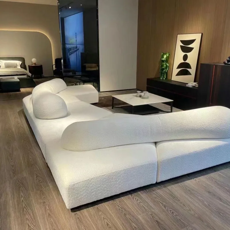 

Fabric sofa Minimalist Internet celebrity module Large apartment villa Double-sided sitting combination sofa Others