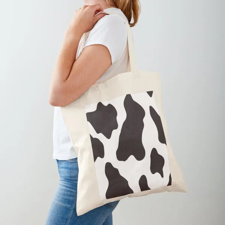 Cow Animal Print Cowboy Country Ranch Farm Style Tote Bag Fabric bag Shopping bags shopping bags foldable