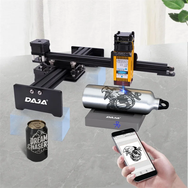 

DAJA D2 Wood Handy Manual Cutting Lens Plastic Cup Mini Glass Portable Fibre Laser Engraving Machine
