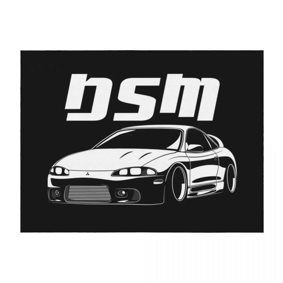 

2G DSM Eclipse Throw Blanket wednesday Sofa Quilt cosplay anime Warm Blankets