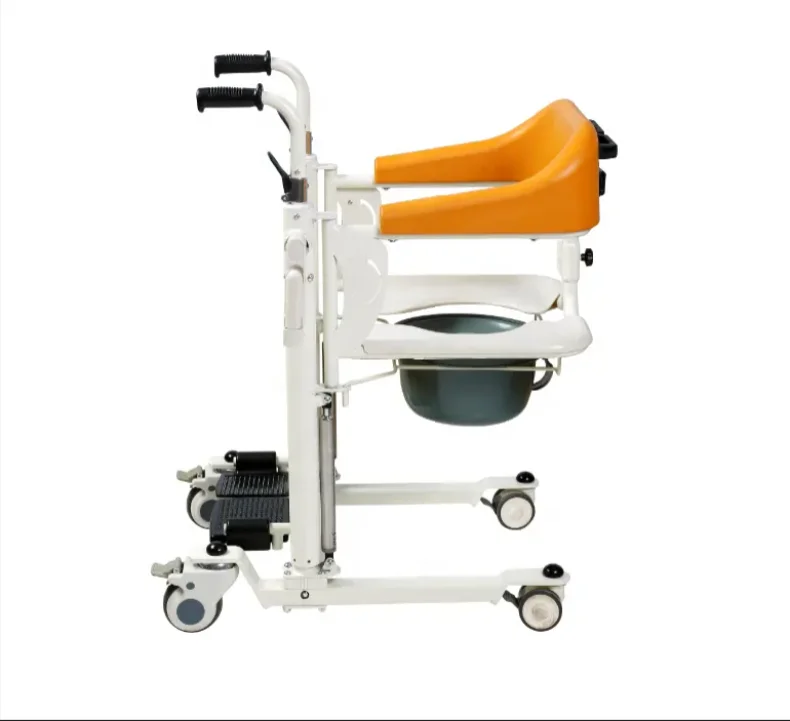 AMAIN Hot sale rehabilitation therapy lift hydraulic transfer  with bedpan for disable people