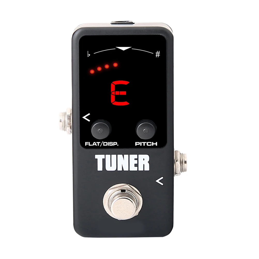 

Guitar Tuner Monoblock Aluminum Clip On Durable High Sensitivity Looper Pedal Practice Perform Scientific Design Portable Small