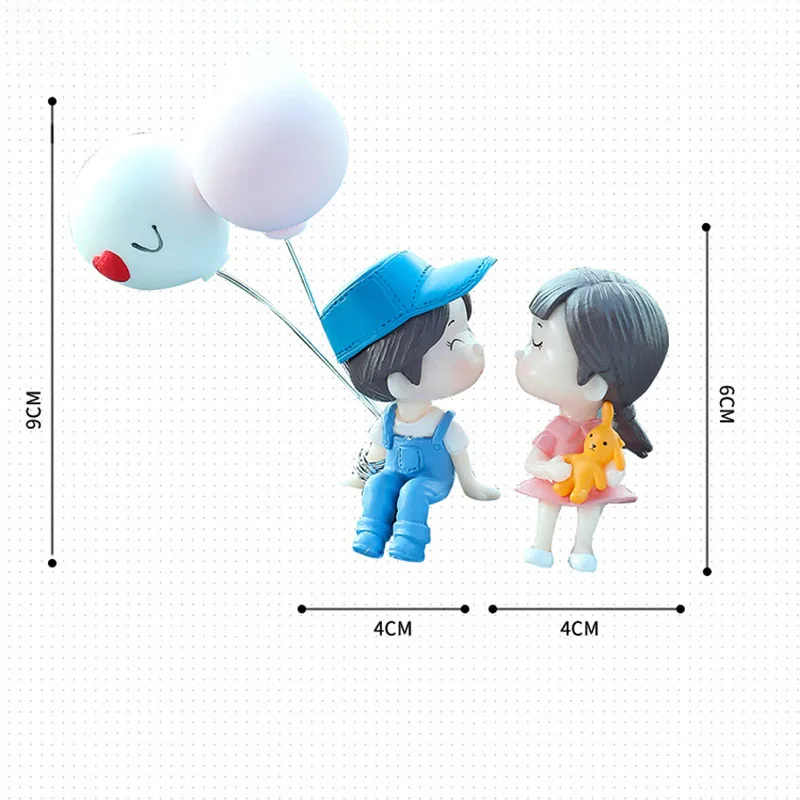 Car Couple Ornaments Car Interior Accessories Cute Kissing Couple Dolls Electric Car Decoration Ornaments Small Home Ornaments