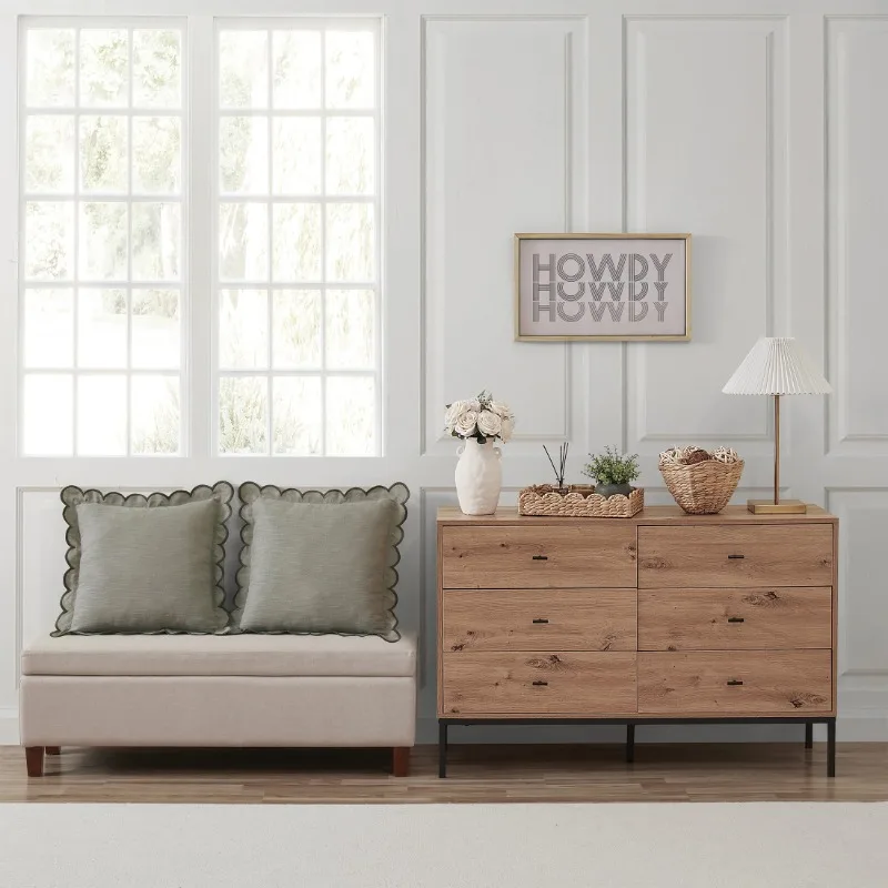 صينية زخرفية من صفير الماء الطبيعي المنسوج على شكل صدفي مقاس 11 × 14 بوصة