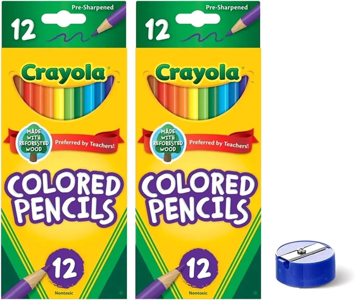 12Ct 2Pk Colored Pe…