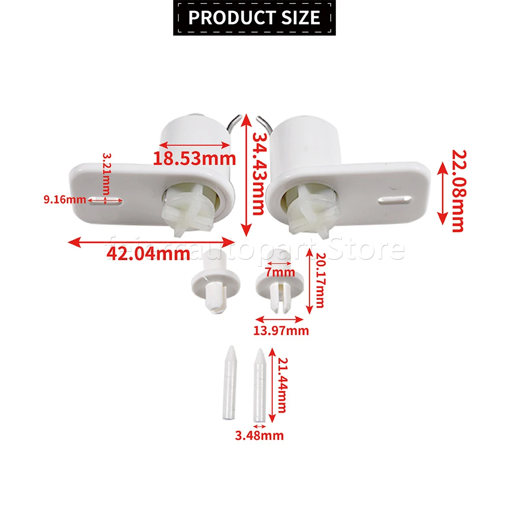 Fridge Freezer Door Hinge Electrolux 4200 Pivot Caravan Motorhome FOR RM4000 Dometic DFH2 Hinges EVAPORATOR FLAP BEARING KIT