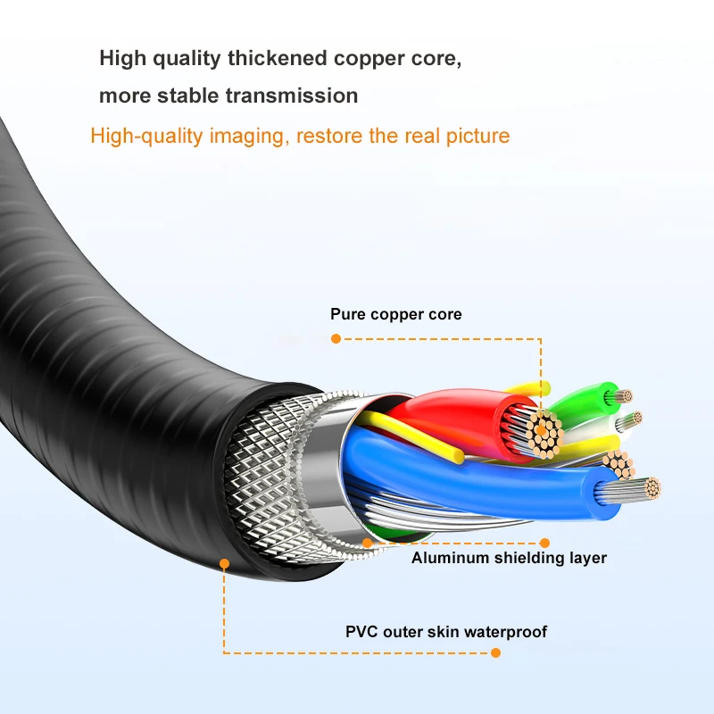 Teslong Endoscopio Macchina Fotografica di controllo del Serpente Del Tubo 3.9 millimetri 5.5 millimetri 7.6 millimetri Cavo da 5.5mm 8mm Dual lens 14.5 millimetri messa a fuoco automatica Cavo Per NTS300 NTS500