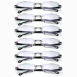6 PCS Men Reading Glasses FASHION Presbyopic Glasses 0 +150 +200 Wholesale Reading Glasses Women