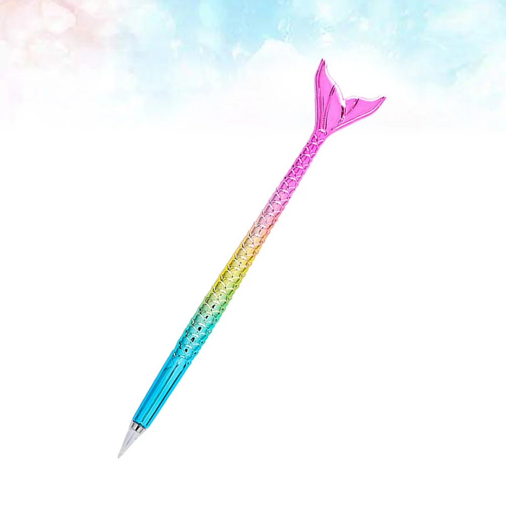 漫画のマーメイドペン、プリンセス向けの楽しいペン、フィジェットジェル、スタイリッシュなグリッター、女性向け