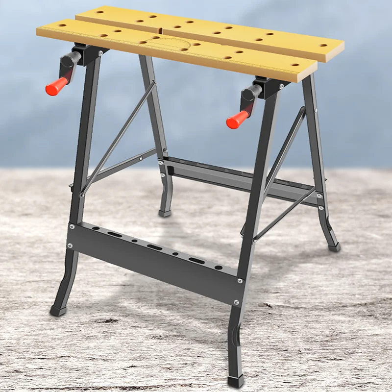 Multifunctional folding inverted carpentry workbench woodworking table table saw portable woodworking saw table decoration tools