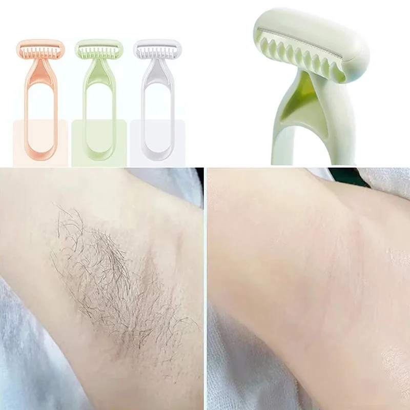 Women's 5-in-1 Manual Hair Removal System - Bikini Trimmer & Body Groomer for Sensitive Areas, Precision Manual Lady Shaver