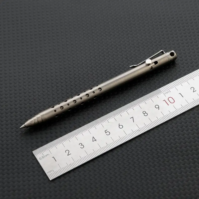 New Titanium Alloy EDC Pen-Bolt Action Tactical Ballpoint Pen For Outdoor Survival Pocket Multitool For Office & Business Gift - view 5