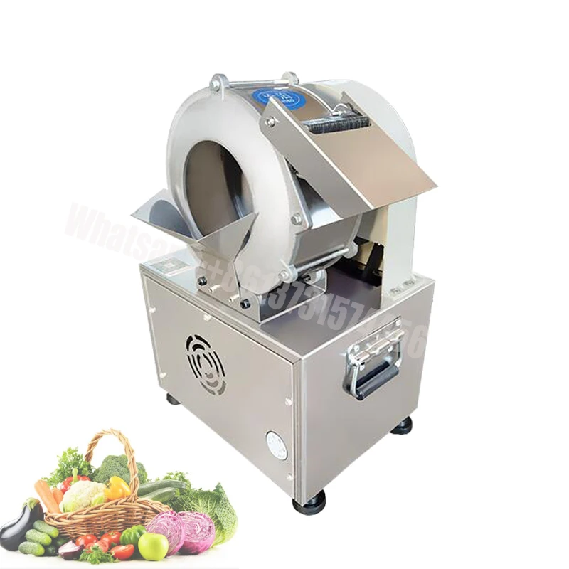 

Commercial Multi-Function Vegetable Slicer Cutter Electric Potato Lotus Root Slicing Machine Cut Carrot Cucumber Slice