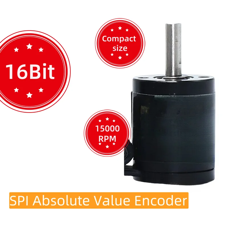 High - Precision 16 - Bit Mini Angle Sensor With SPI Interface, Miniature Encoder For High - Speed Applications
