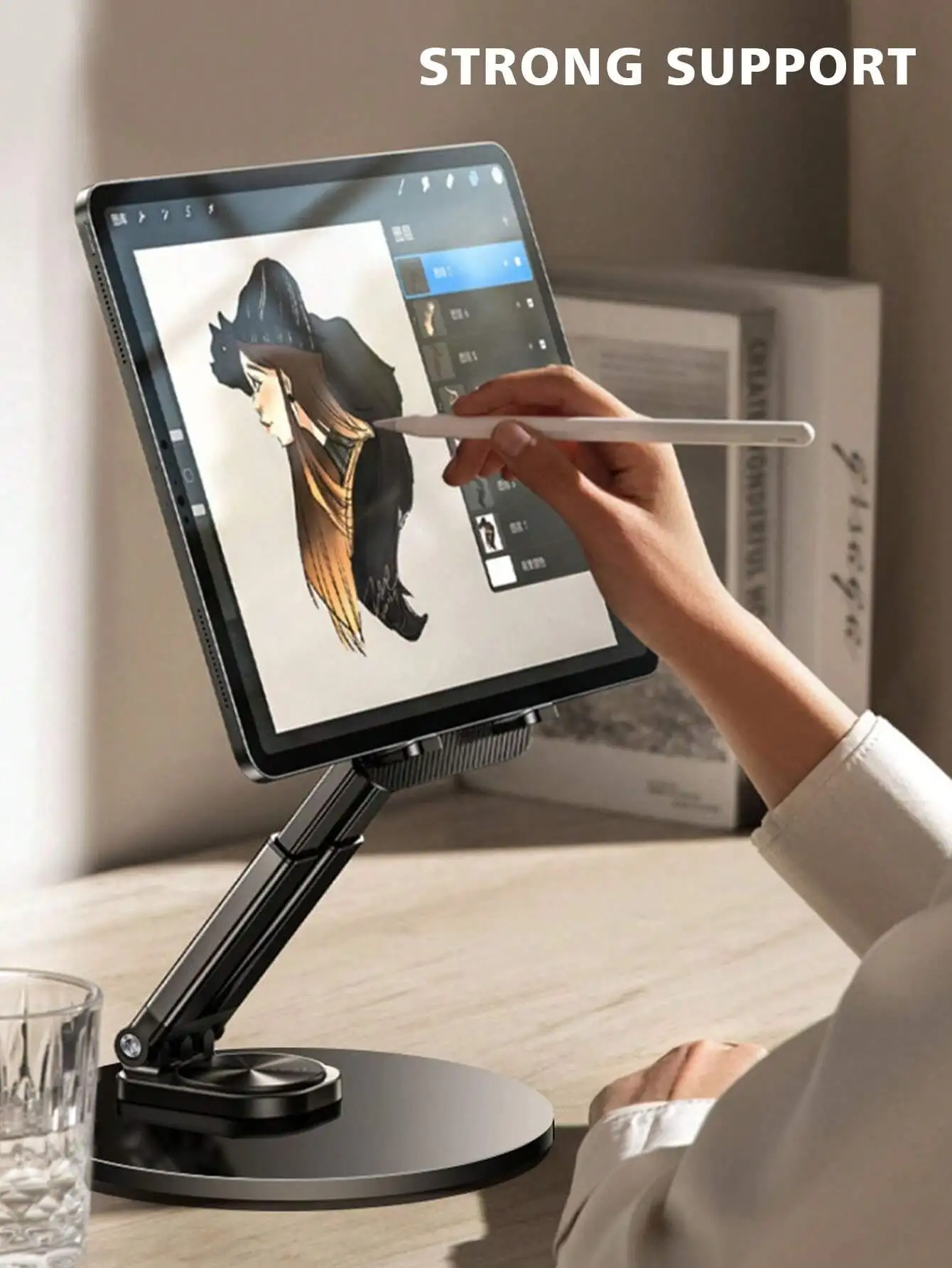 

Tablet & Mobile Phone Desktop Stand Office Desk Accessory