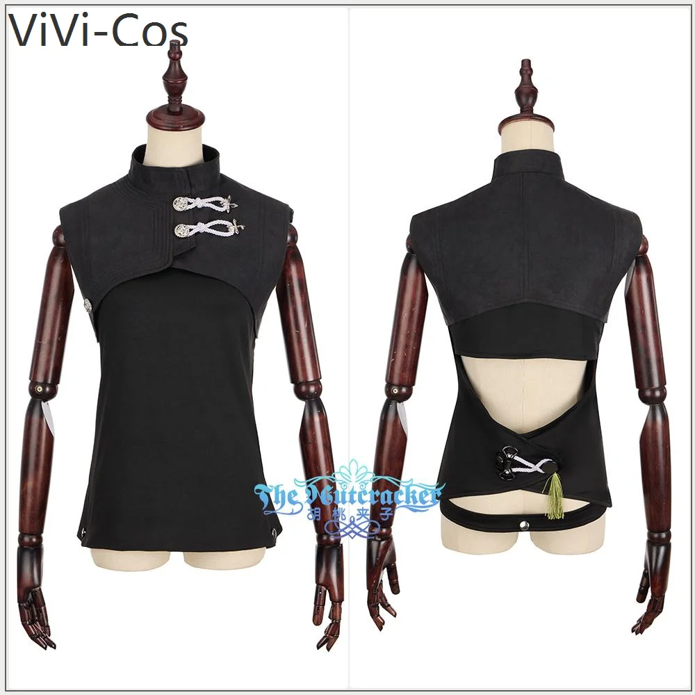 Final Fantasy Martial Arts Sleeveless Vests Cosplay Costume Cos Game Anime Party Uniform Hallowen Play Role Clothes Clothing