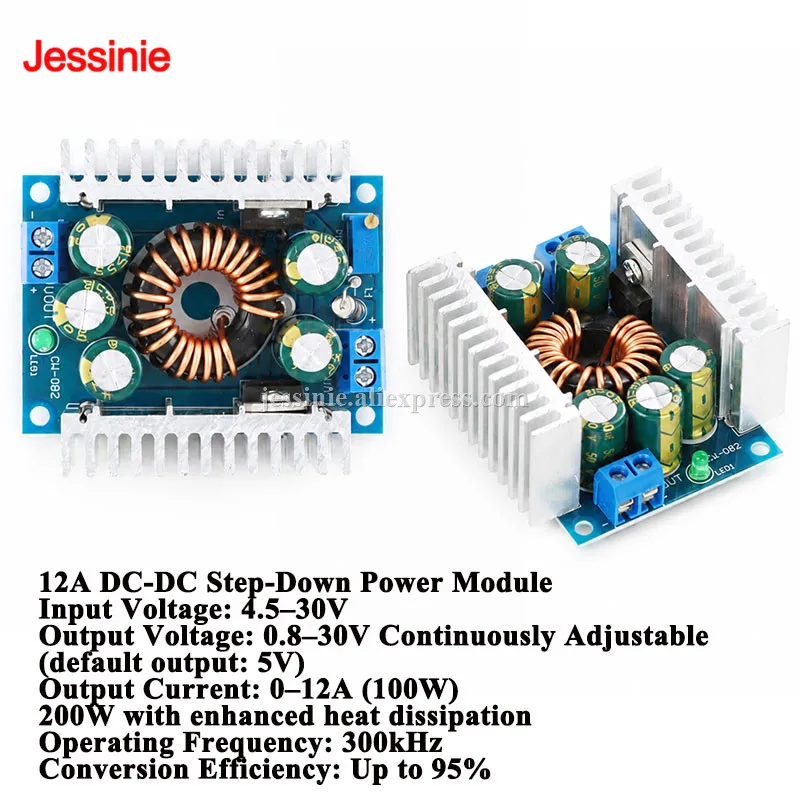 modulo-redutor-de-tensao-dc-dc-de-alta-potencia-100w-45-30v-12a-com-baixa-ondulacao-ajustavel-95-eficiente-placa-de-alimentacao-automotiva-12v-24v-para-33v-5v-12v