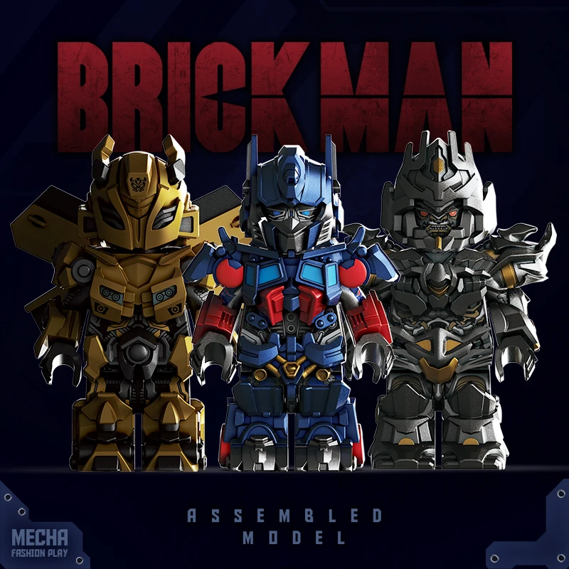New Version Mini Transformation Robot Building Blocks Optims Prima MOC Mech Action Figures Classic Movie Assemble Bricks Kid Toy