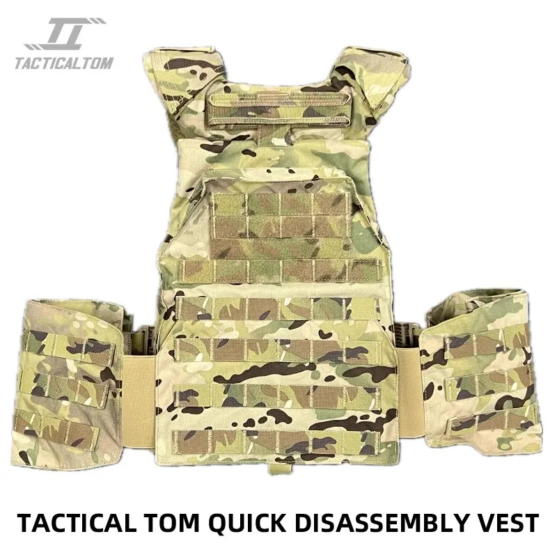 

MC camouflage Multifunctional Tactical Vest Cummerbund disassemble Quick Release MOLLE Military Combat