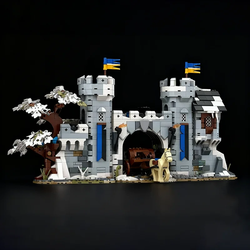 1318 個 MOC ブラックファルコン城門ファルコンズモデルビルディングブロック建築おもちゃ組み立てる創造的なアイデアクリスマスギフト子供