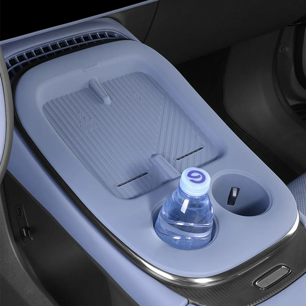 

Для Xpeng G7 2025 2026 Беспроводная накладка на чашку для наполнения воды, принадлежности для модификации интерьера, оригинальный цвет, силиконовая защитная накладка