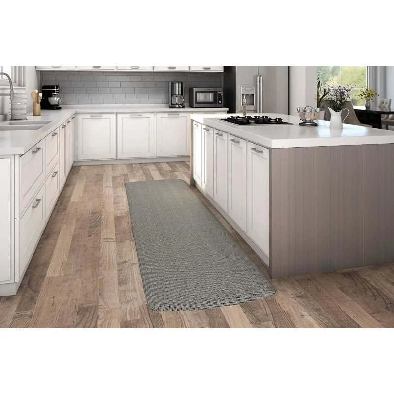 Ergo-Foam Cushioned Anti-Fatigue Standing Kitchen Floor Mat, Padded Stain-Resistant, Waterproof, Non-Slip Comfort Padded