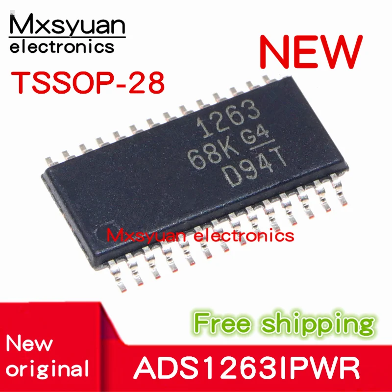 

10 шт./лот 100% новый оригинальный ADS1263IPWR ADS1263IPW ADS1263 1263 TSSOP-28