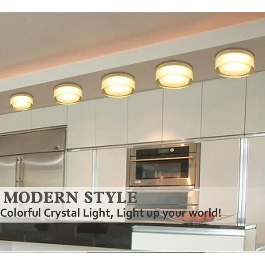 

Современные хрустальные светодиодные светильники, встраиваемые потолочные точечные светильники 15 Вт, 10 Вт, 5 Вт, светодиодные светильники для комнаты, спальни, 110 В, 220 В, точечный светодиодный светильник